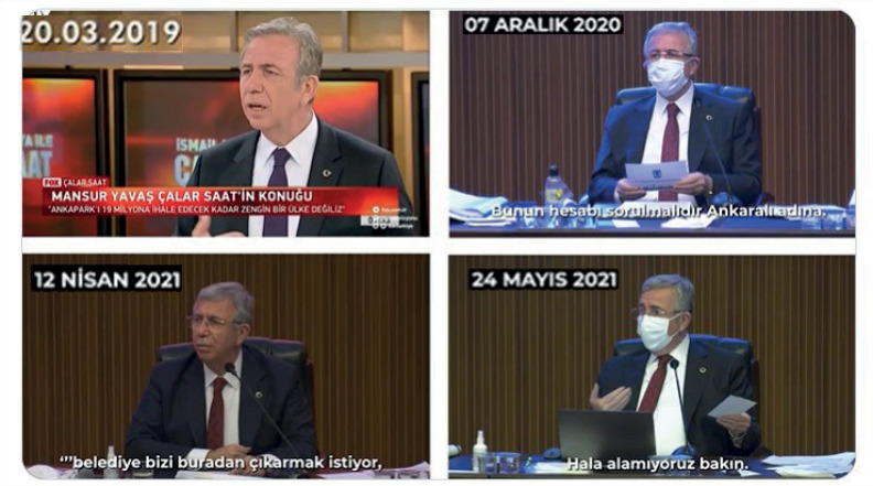 Mansur Yavaş konuşma kolajı