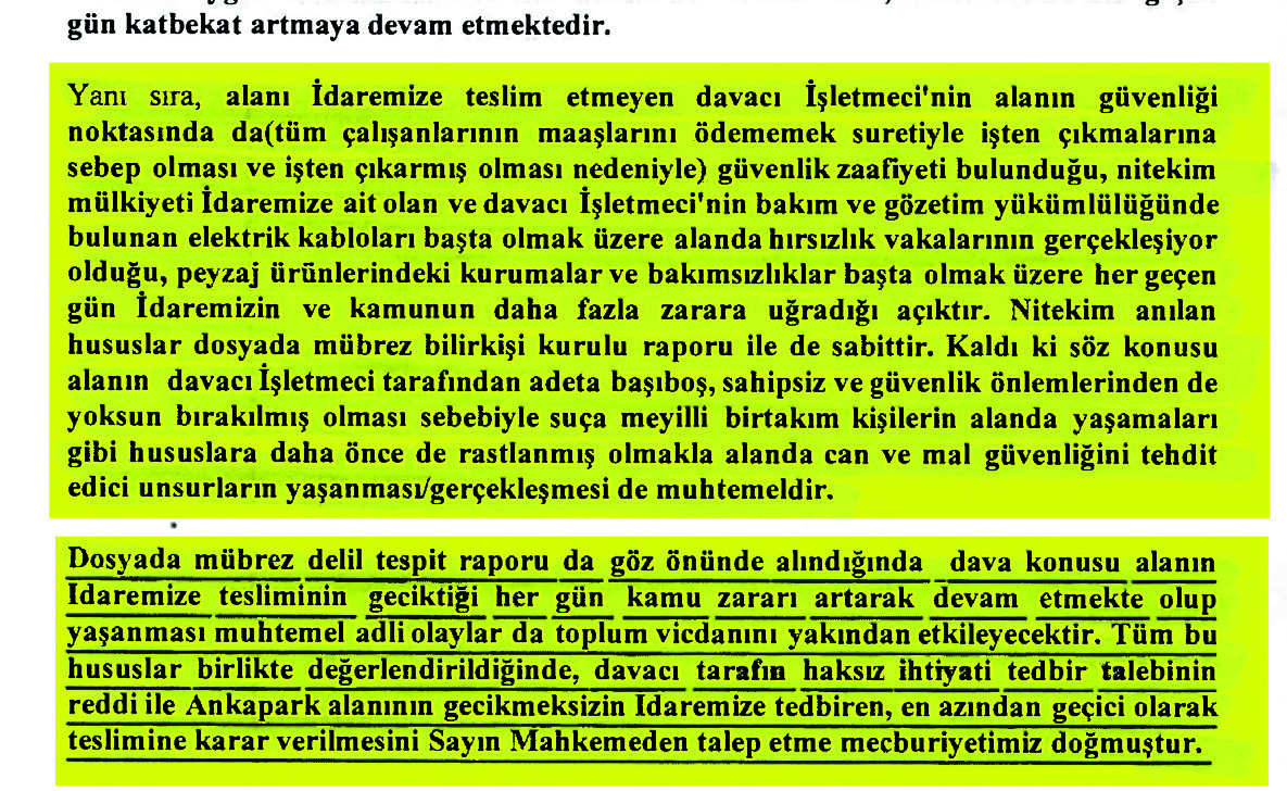 İŞLETMECİ TARAFINDAN AÇILAN