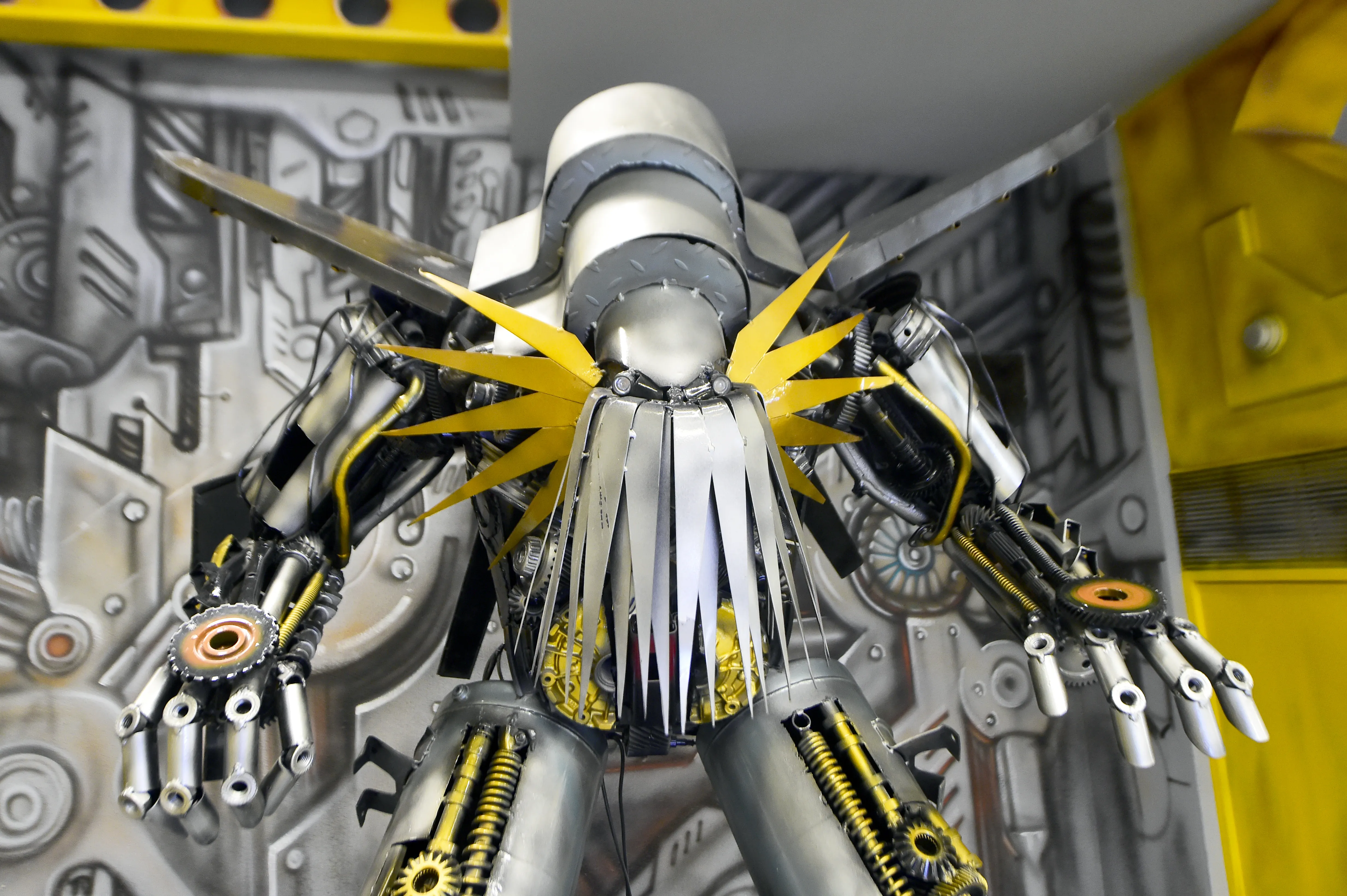 Transformers robot üst gövde detayı